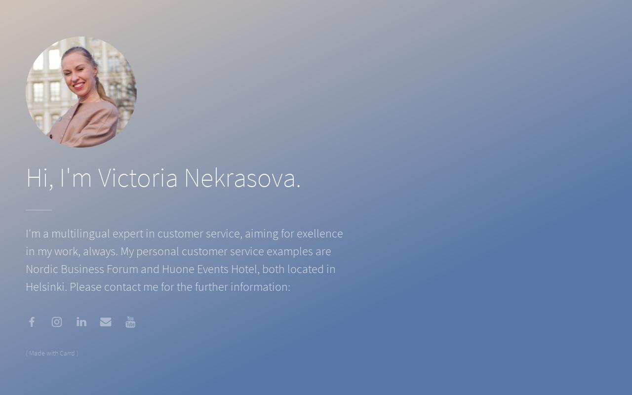 Carrd profile picture for @victoria